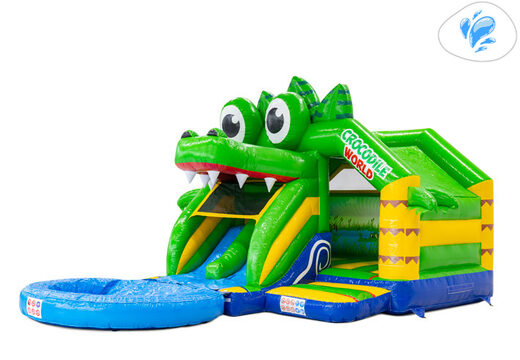 Zijkant Slide Combo Dubbelslide met zwembad kopen bij JB