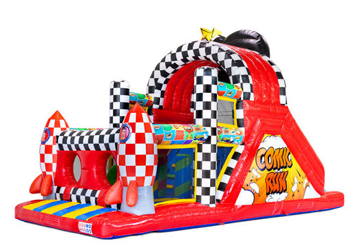 Hoge kwaliteit stormbaan in levendig Comic-thema