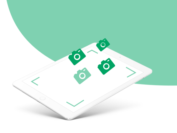 Stuur eventueel foto’s van de ruimte mee